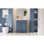Meuble-lavabo 24 po avec lavabo en céramique, petite armoire de salle de bain moderne, 2 tiroirs et tablette réglable
