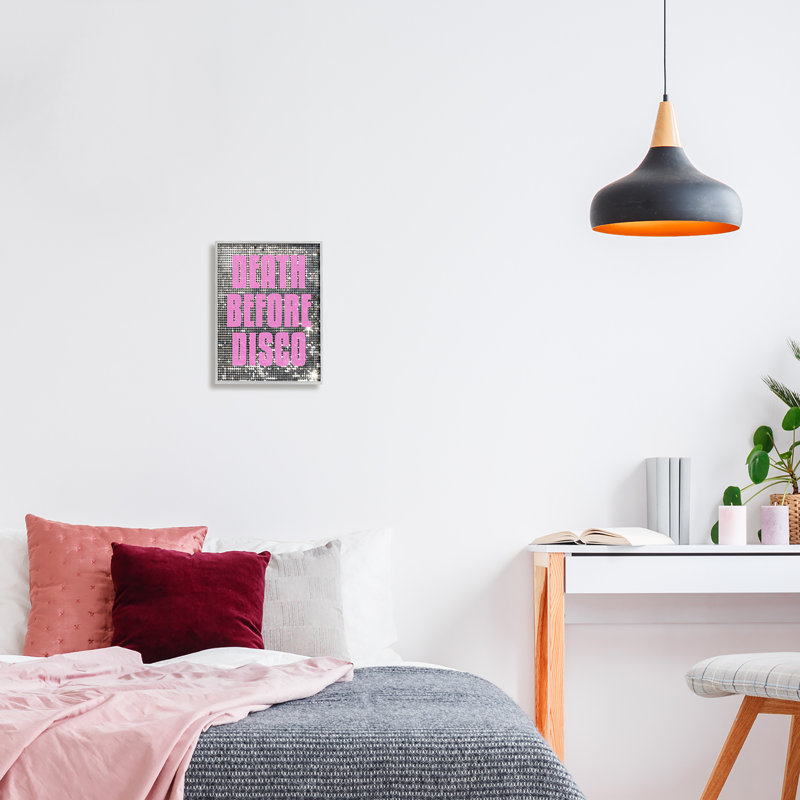 Glam «mort avant disco» encadré par House of Lulu, Estampe numérique Farmhouse, H 14 po x l 11 po x P 1,5 po