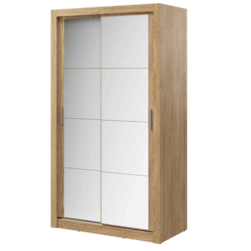 Hallum 2 Door Wardrobe, Oak Shetland