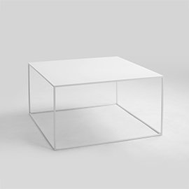 Priya Frame Coffee Table, White
