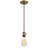 60 Watt ST19 Incandescent, Dimmable Light Bulb, (2200K) Amber Colored E26/Medium (Standard) Base