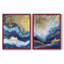 ABSTRACT Series CDXVIII - Reproduction encadrée de qualité supérieure - prête à être accrochée - aucun clou requis - aucun clou requis-82980304-82980305