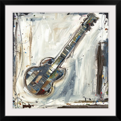 « printing guitare » par kelsey hochstatter, reproduction d’art