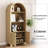 71'' Kitchen Pantry With Bookcases-1097297076