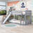 Fehmi Kids Twin Over Twin Bunk Bed-1261235320