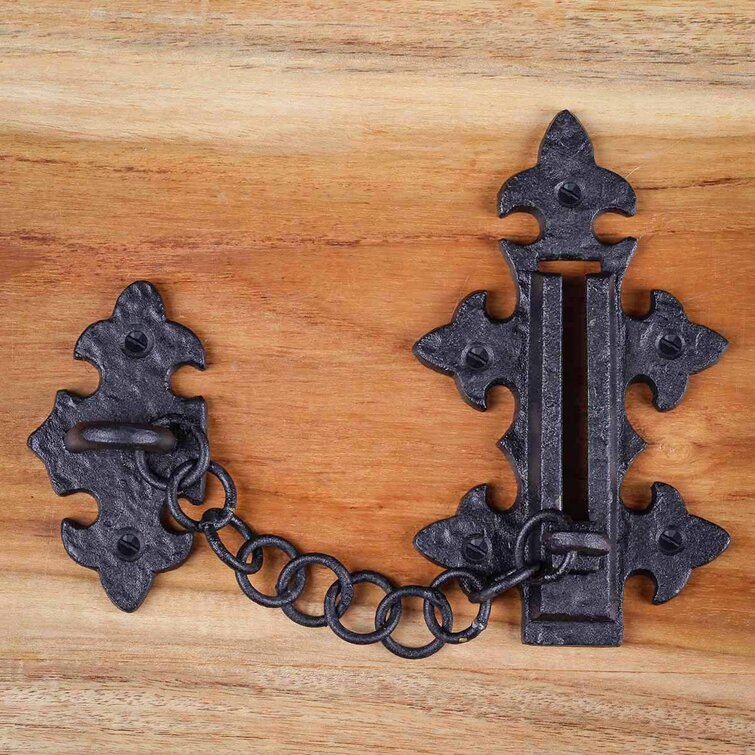 Cast Iron Decorative Chain Lock - Antique Pewter | Signature Hardware 325468