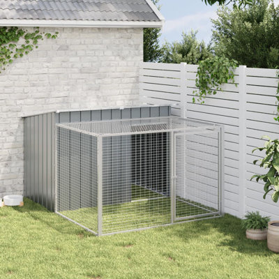 Charyl Galvanised Steel Dog House