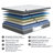 14'' Medium Firm Hybrid Memory Cooling Foam Calking Mattress In A Box, Pressure Relief, And Motion Isolation With Certipur-US Certified-1988041662-1988041659
