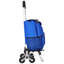 Stair Climbing Cart Foldable Shopping Cart 36L with 6 Wheels Storage Bag