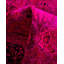 Tapis unique rose / noir / rouge 6 pi x 6 pi 8 po Overyed