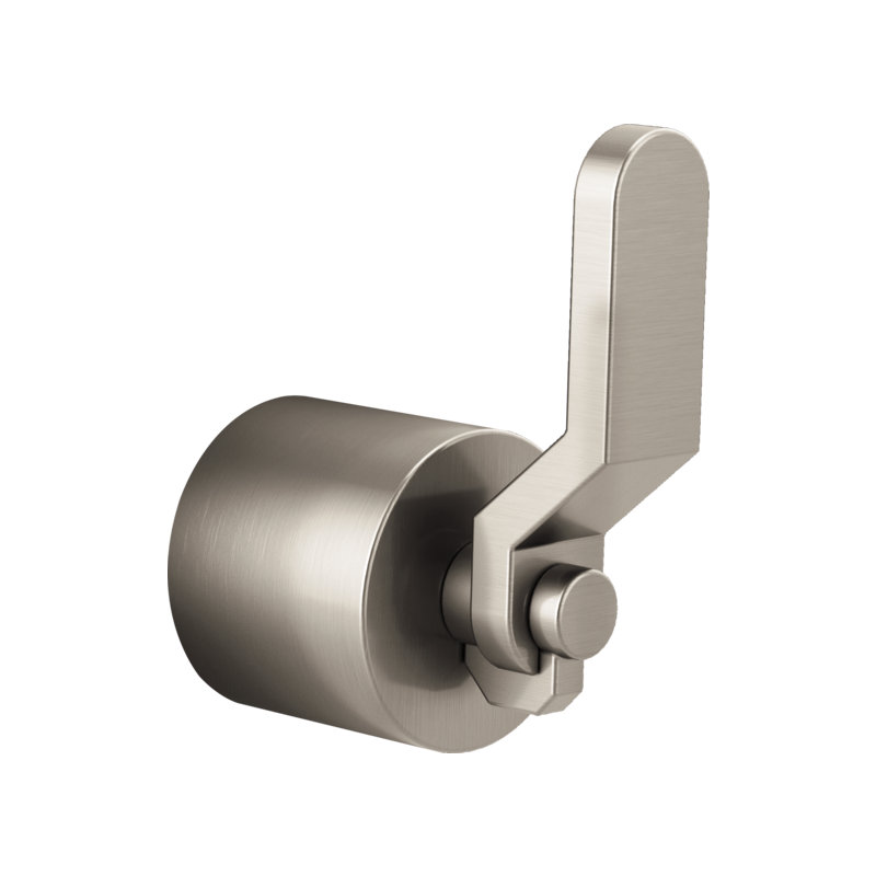 Litze® 3-Function Diverter Trim, Luxe Nickel, Industrial Lever