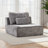 Modular Boneless Sofa Chair, High-Density Foam Floor Couch with 2 Pillows, Plush Velvet Armless Modular Seat, No Assembly Compressed Lazy Sofa for Living Room, Apartment, Bedroom（Gray）-1534820041