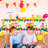 Building Block Party Tablecloths, 3pcs Building Block Party Decorations Tablecloths set
