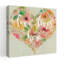 «Love Lives Here Elegant Peaceful Romantic Flower», art mural-124291480