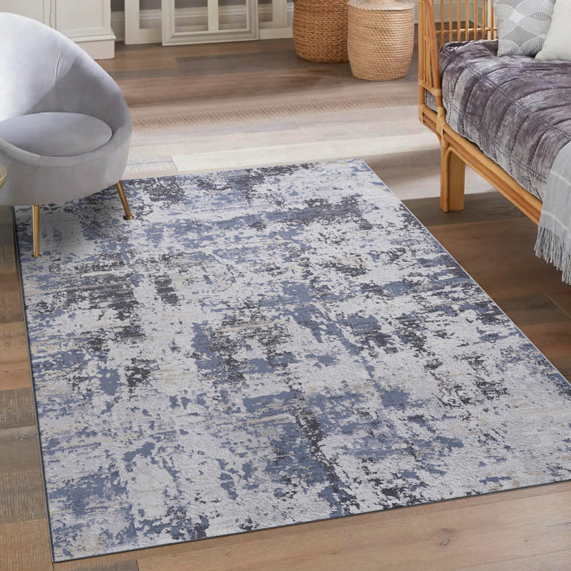 Oriental Indoor / Outdoor Rug, Rectangle 6'7" x 9'