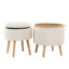 Ensemble de repose-pieds avec couvercle Tray-107272691
