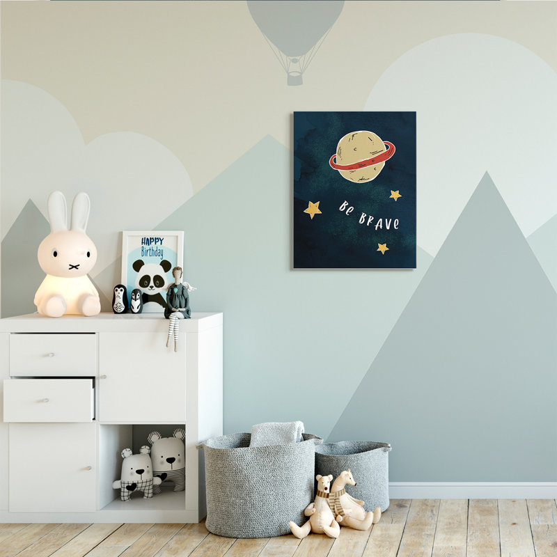 «Be Brave», Toile tendue, H 48 po x l 36 po