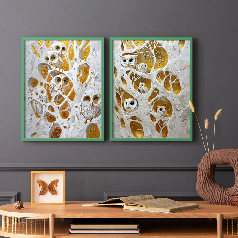 ANIMALS Series LXII - reproduction encadrée de qualité supérieure - prête à être accrochée - aucun clou requis - aucun clou requis