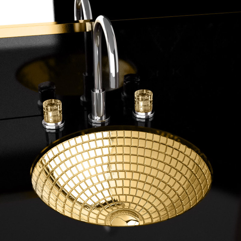 Atelier 16.5'' L Bathroom Sink, Gold