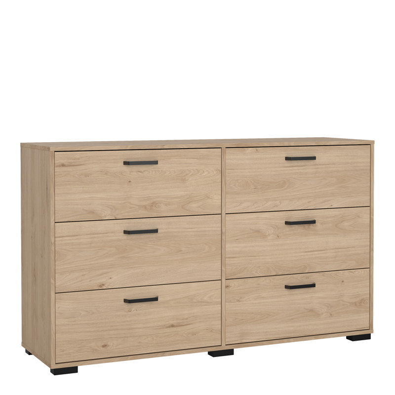 Beore 138.7cm W 6 - Drawer Chest of Drawers, Brown