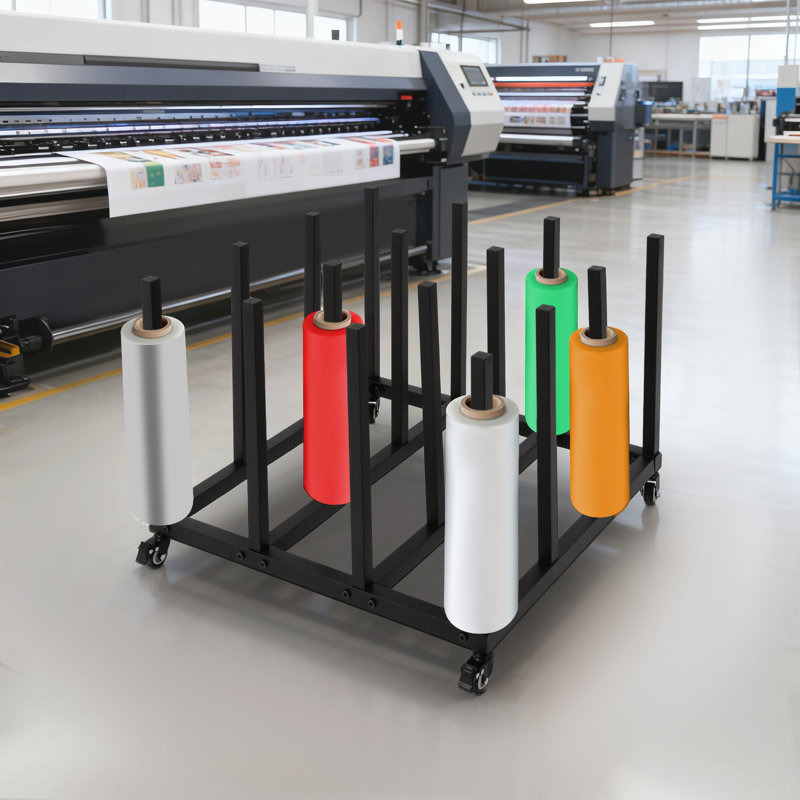 File Cart With 16 Rolls Capacity