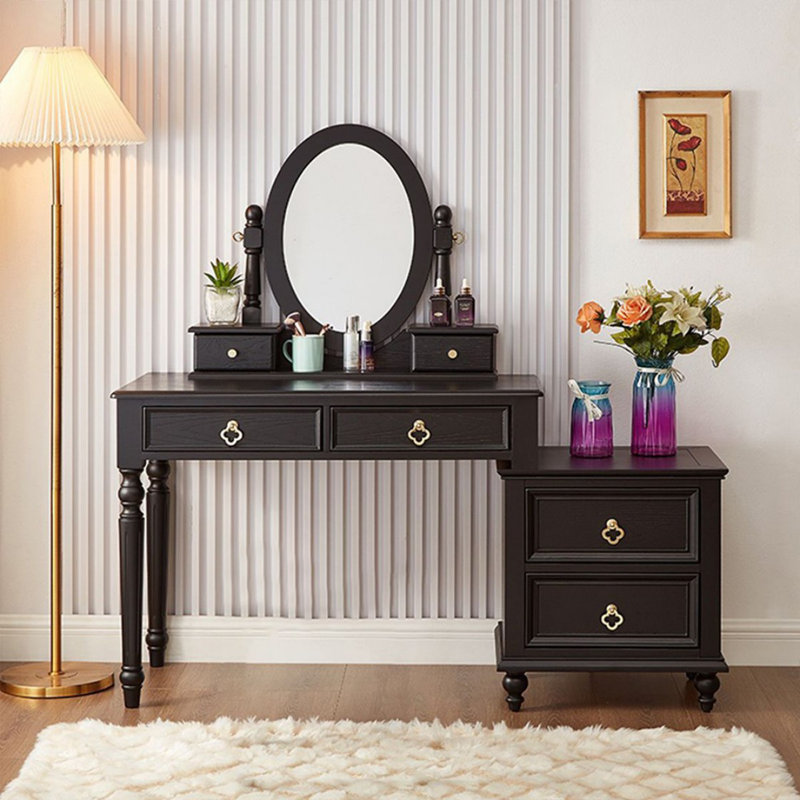 Miroir de maquillage 4 tiroirs