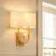 Luminaires muraux modernes avec abat-jour en tissu Modern Mariner