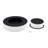Lorven 32" Solid Wood Round Drum Coffee Table-1907365864