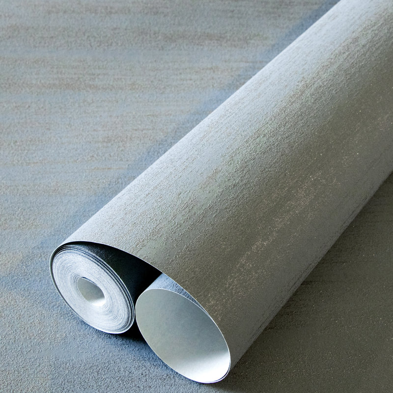 Monti Horizontal Abstract Texture 10.05m x 53cm Wallpaper Roll, Steel Blue