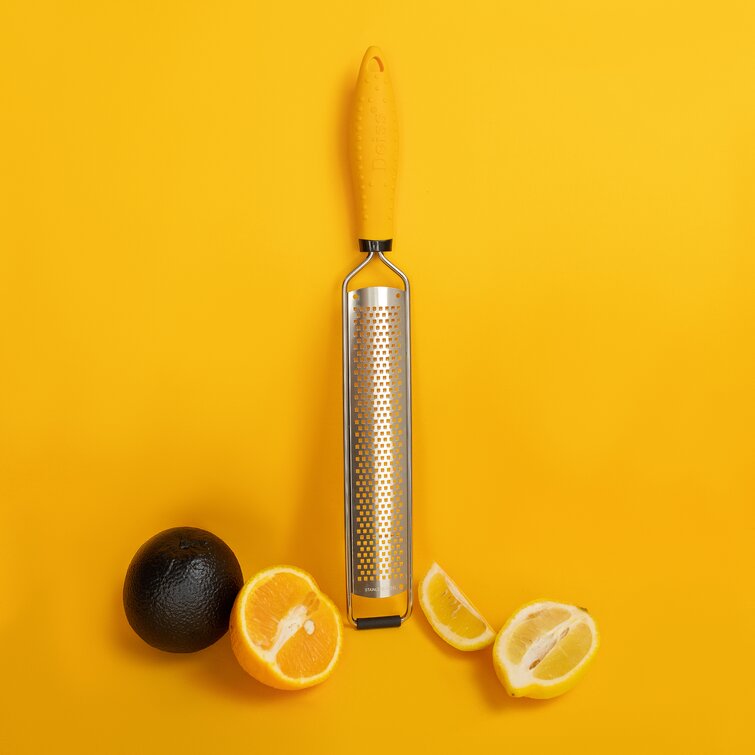  Lemon Zester & Heavy Duty Cheese Grater & Vegetable Grater Easy  to Use&Clean,Zesting Oranges, Lemon, Whole Nutmeg,Very Sharp and Comes with  a Safety Cover, Finely grated. : Home & Kitchen