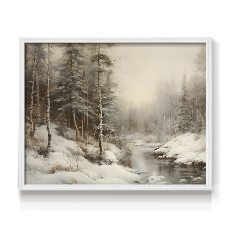 Paysages rétro-DCCDXL-Reproduction encadrée - réversible, H 11 po x l 14 po, Blanc