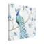 Reproduction d’art graphique sur toile tendue « peacock allegory iii white »-31868188