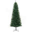 Sapin de Noël artificiel de 8 pi de hauteur, mince, non éclairé, avec branches réalistes et 1168 pointes, vert