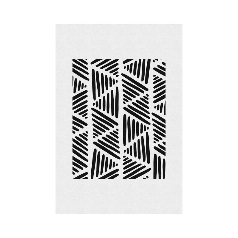 B&W Abstract I by Orara Studio - Wrapped Canvas Gallery-Wrapped Canvas Giclée, 101.6 cm H x 66.04 cm W x 1.91 cm D
