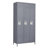 Durable Steel Three-Compartment Storage Locker with Enhanced Security and Easy Assembly for Versatile Use