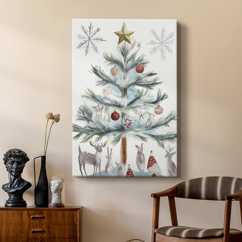 Art de Noël des Fêtes de Noël - galerie sur mesure Cavas, H 12 po x l 8 po
