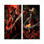 «Red Cuban Music Soul», ensemble de 2 décorations murales-102570435-102570432