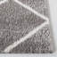 Tapis géométrique gris / blanc-718212205