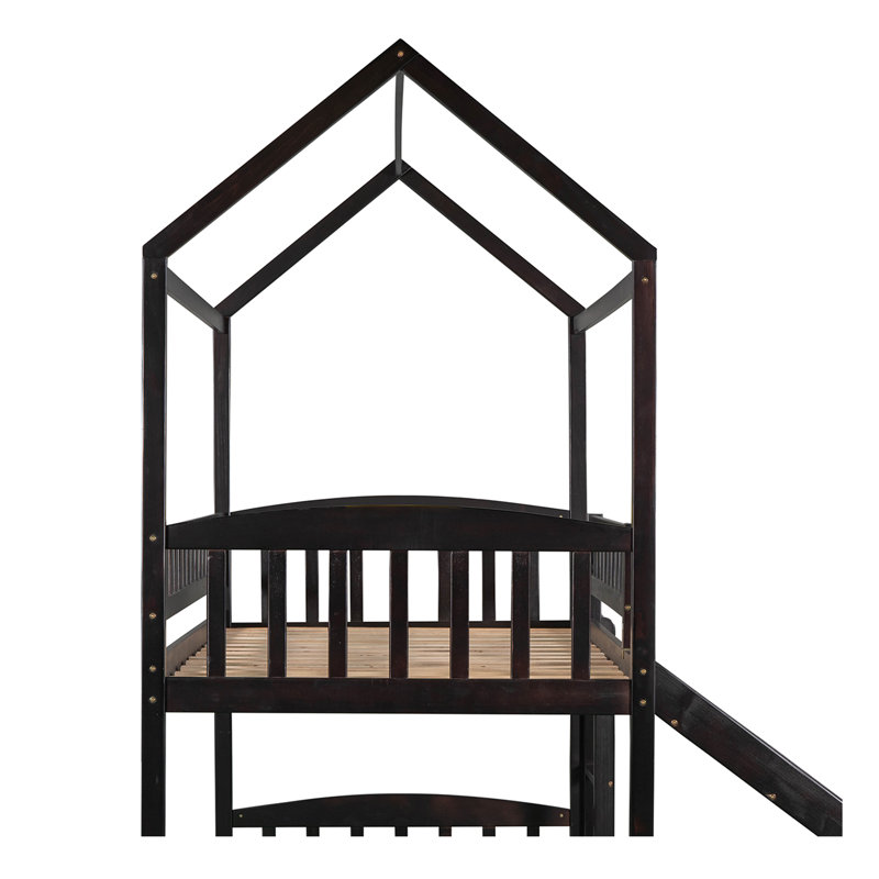Lit mezzanine simple Karlsruhe par Harper Orchard, Espresso
