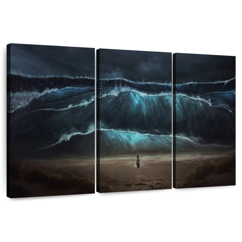 Gillard Tidal Wave, 42" H x 65" W