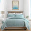Ensemble de courtepointe 100% coton 98 po x 90 po DDUOXIN - 1 courtepointe avec 2 taies décoratives-123301030-136060404