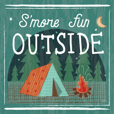 «Comfy Camping III» par Melissa Averinos - impression sur toile tendue