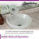 DeerValley Symmetry 16.5'' Circular Glass Vessel Bathroom Sink