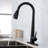 Topcraft Single Handle Single Hole Pull Down Kitchen Sink Faucet with Deck Plate-71541378