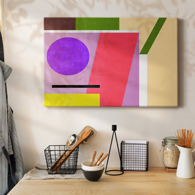 Toile tendue avec composition de couleur I-Gallery