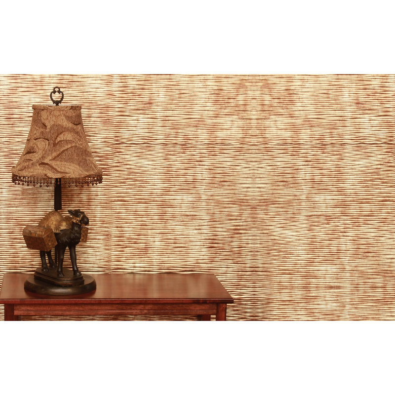 Carreau aspect tissu 18 po x 24 po Aaralyn, Bronze des Bermudes