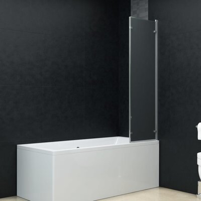 Churchville Folding Shower Enclosure 3 Panels ESG 51.2""x54.3 -  Wrought Studio™, 144679
