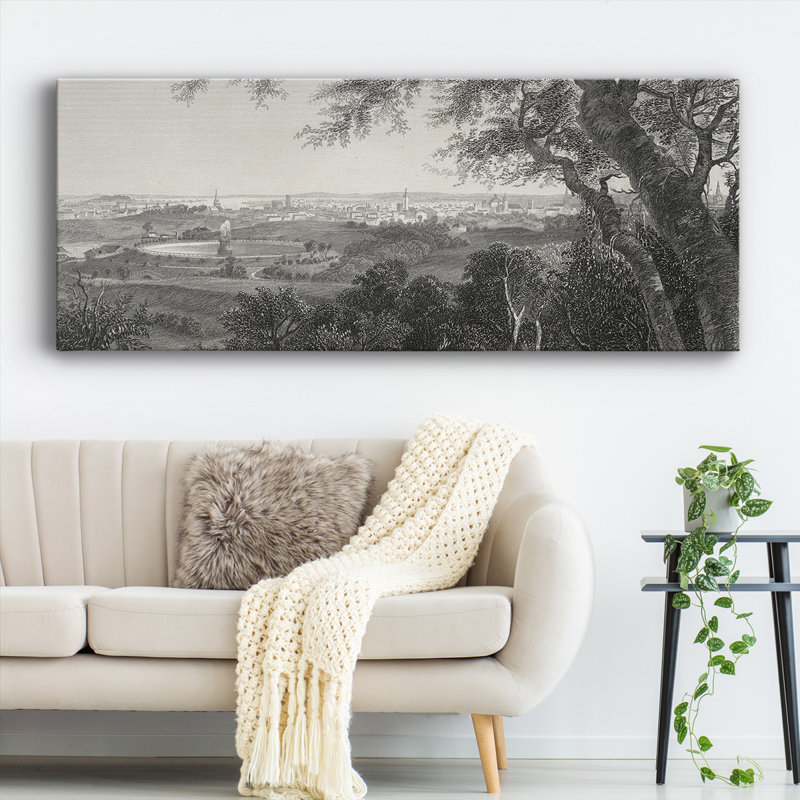 City of Baltimore sur impression sur toile, H 8 po x l 20 po x P 1,5 po