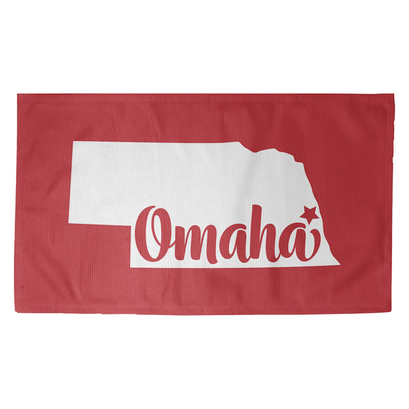 Tapis de zone rouge nebraska Omaha, Rectangle 2 pi x 3 pi
