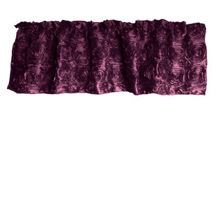 Cantonnière florale sur mesure l 54 po